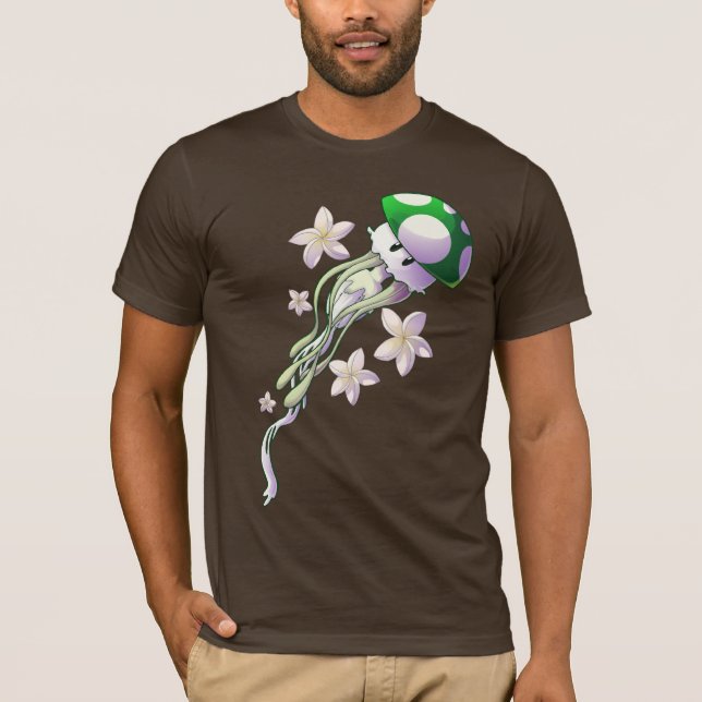 Camiseta Jellyshroom - vida extra (Frente)