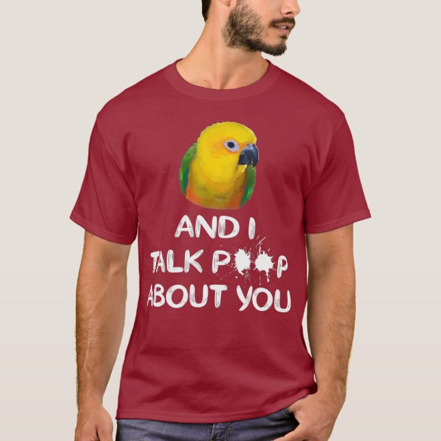 Camiseta Jenday Conure Shirt I e Conure falam sobre você (Frente)