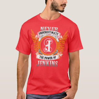Camiseta Jenkins Name Shirt Nunca Subestima A Energia O