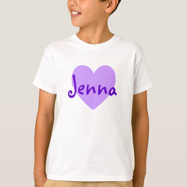 Camiseta Jenna em Púrpura (Frente)