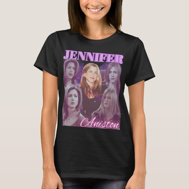 Camiseta Jennifer Aniston Friends Vintage Bootleg (Frente)
