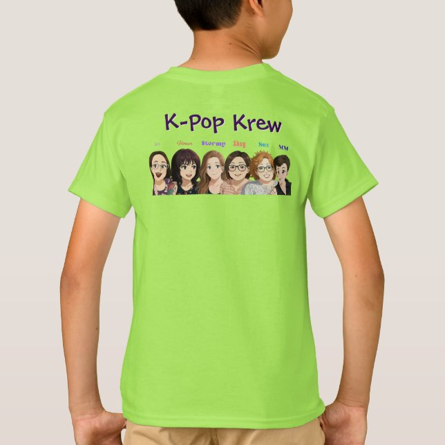 Camiseta jenX Tunes Merch Kids (Verso)