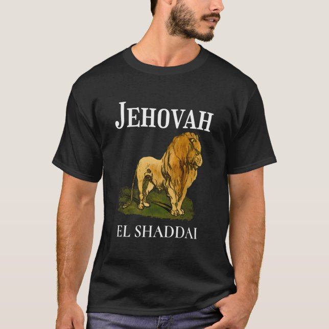 Camiseta Jeová É El Shaddai, O Deus Todo-Poderoso (Frente)