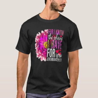 Camiseta Jeremiah 2911 Planeia Que Eu Tenho Você Cristão