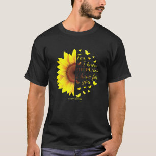 Camiseta Jeremiah 2911 Verse Porque Eu Sei Os Planos Que Te