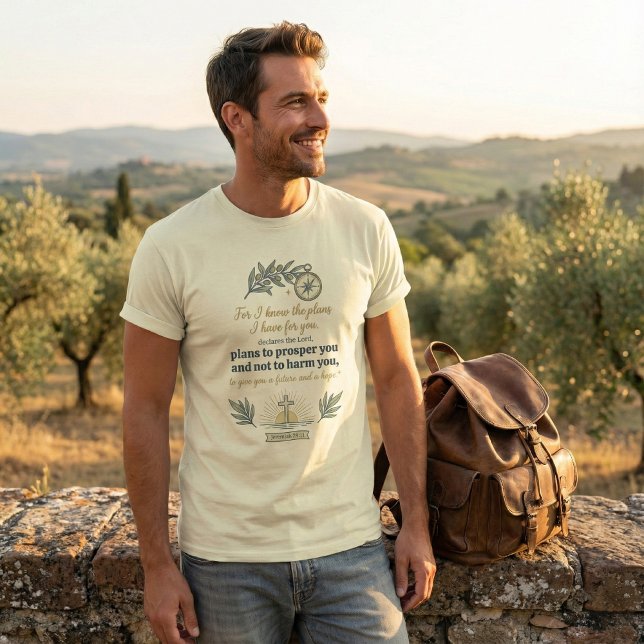Camiseta Jeremiah 29:11 Bible Verse Inspirational (Criador carregado)