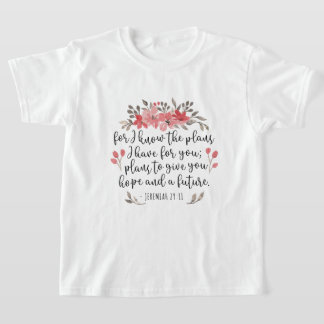 Camiseta Jeremiah 29 11 - Pelo Que Sei Os Planos - Floral