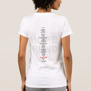 Camiseta Jeremiah 29:11 T-Shirt de ESPERANÇA