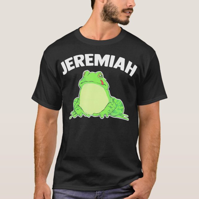 Camiseta Jeremiah Bullfrog - Engraçado Dizendo Música (Frente)