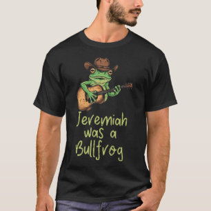 Camiseta Jeremias Era uma Rã Guitarrista Frase Engraçada pa