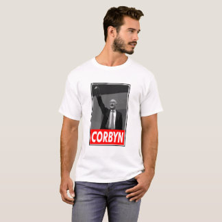 Camiseta Jeremy Corbyn preto e branco