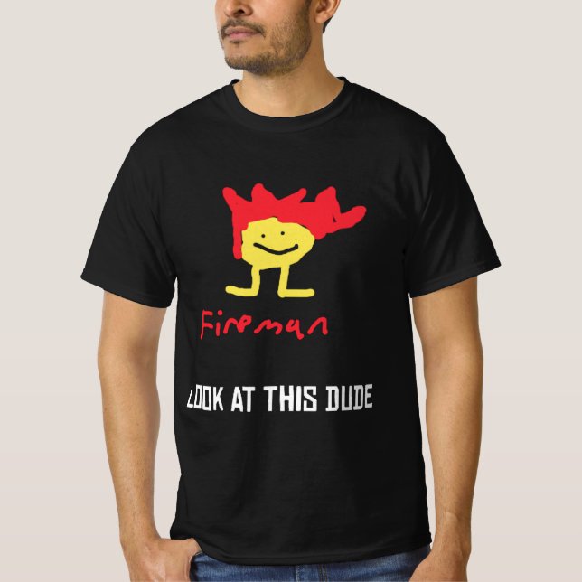 Camiseta jerma Fireman olha para esse cara (Frente)