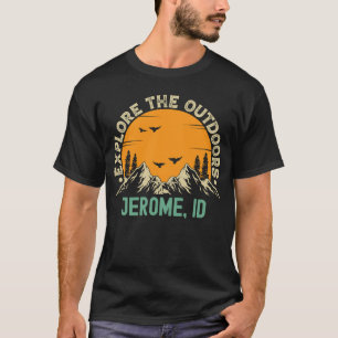 Camiseta Jerome Idaho Explore o Ar Livre