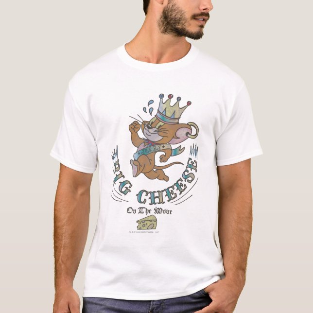 Camiseta Jerry Big Cheese Na Lua 2 (Frente)