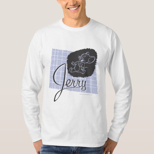 Camiseta Jerry Black e Blue Script (Frente)