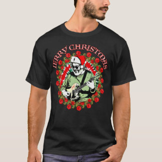 Camiseta Jerry Christmas Rosa Wreath