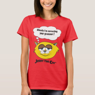 Camiseta Jerry O Gato (Estou Corrigindo Sua Gramática)
