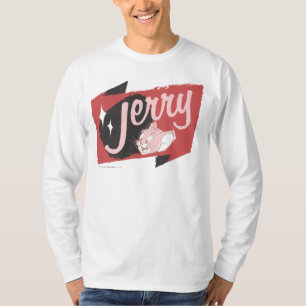 Camiseta Jerry Red and Black Logo