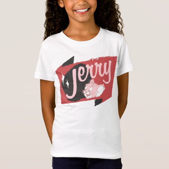 Camiseta Jerry Red e Black Logo (Frente)