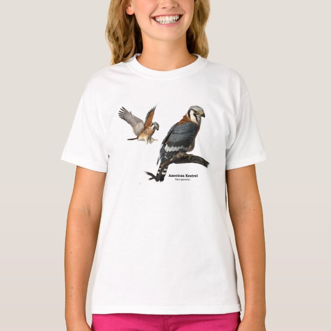 Camiseta Jérsei americano do Kestrel (Frente)
