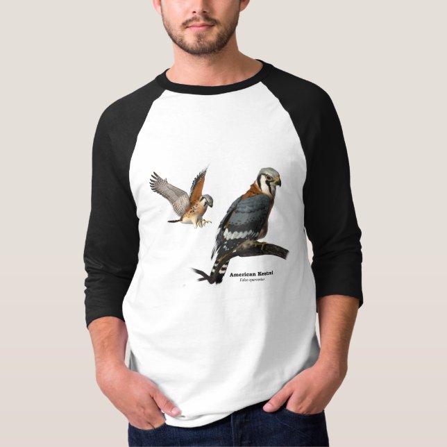 Camiseta Jérsei americano do Kestrel (Frente)