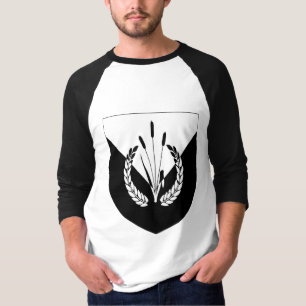 Camiseta jérsei da luva do ironbog 3/4