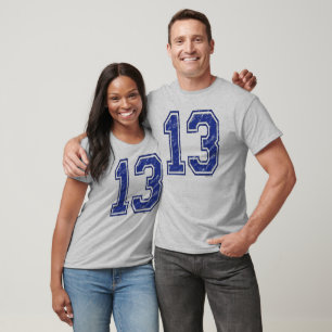 Camiseta Jérsei de 13 costumes