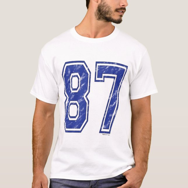Camiseta Jérsei de 87 costumes (Frente)