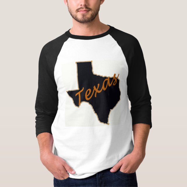 Camiseta Jérsei de basebol de Texas (Frente)