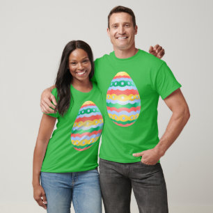 Camiseta Jérsei de basebol do ovo da páscoa das mulheres 