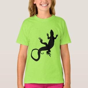 Camiseta Jérsei de Jersey, Rapariga de Arte Lizard