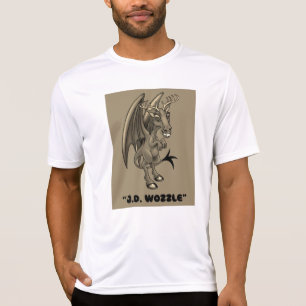 Camiseta Jérsei Diabo. Wozzle" Cryptid T Shirt