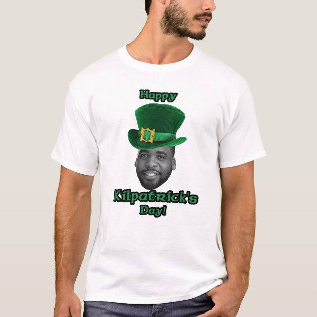 Camiseta Jérsei do dia de Kilpatrick feliz - personalizado (Frente)