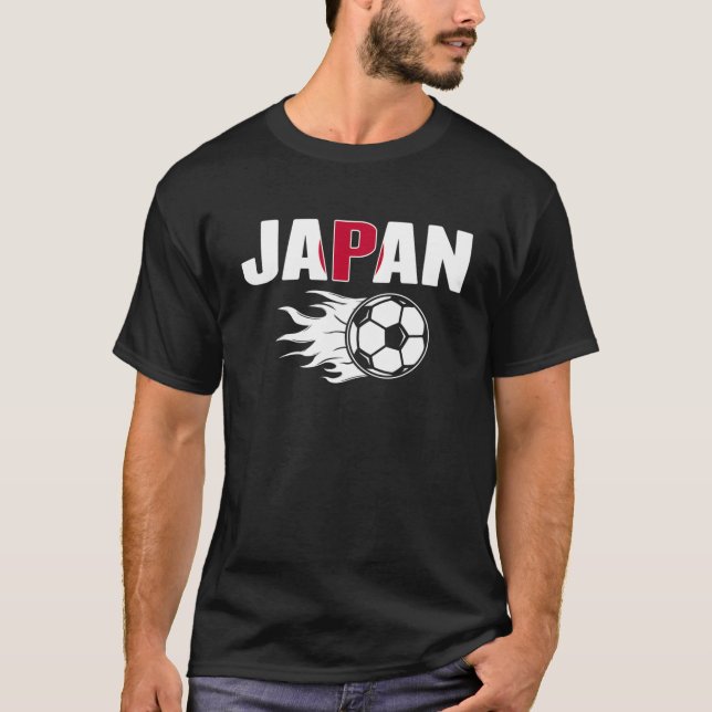 Camiseta Jérsei - Futebol japonês orgulhoso (Frente)
