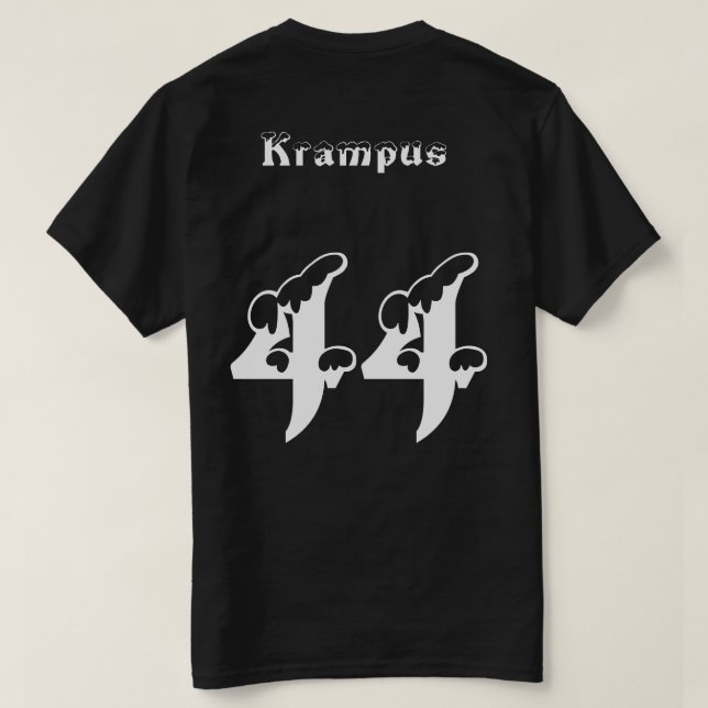 Camiseta Jérsei oficial de Krampus Spartans (Verso do Design)