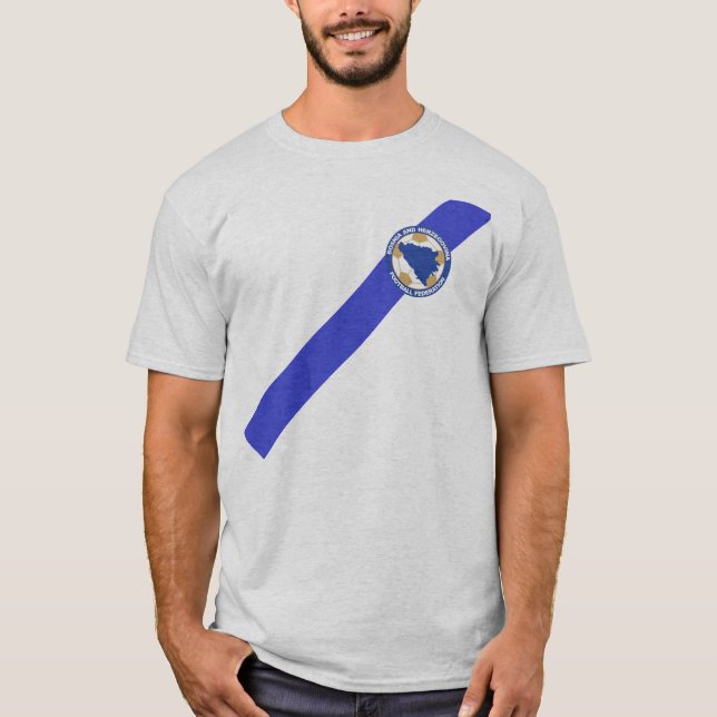 Camiseta Jérsei patriótico do t-shirt de BiH - Pjanic 8 (Frente)