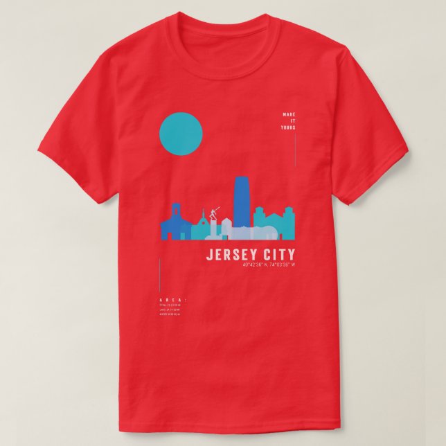Camiseta Jersey City 1 (Frente do Design)
