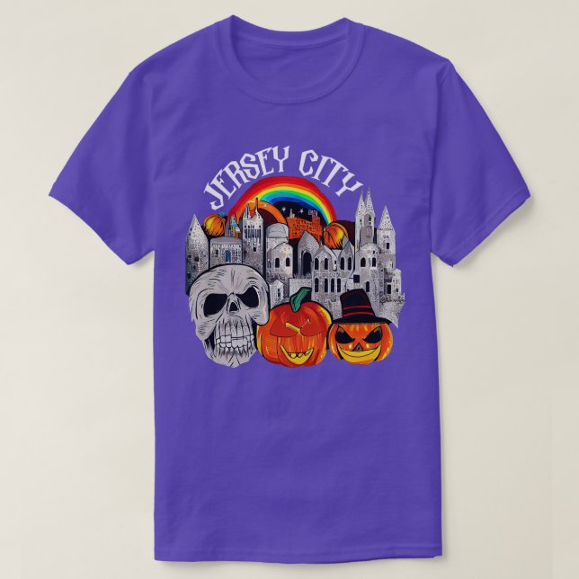 Camiseta Jersey City Halloween (Frente do Design)