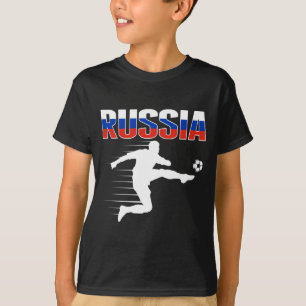 Camiseta Jersey de Amantes de Futebol da Rússia - Apoie a R