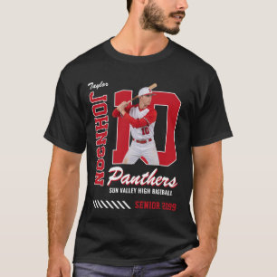 Camiseta Jersey de Beisebol Personalizado com Foto Número V