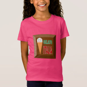 Camiseta Jérsey de camisa-rosa-rosa para raparigas GELATO I