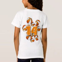 jersey number clusterizado laranja esferas brancas