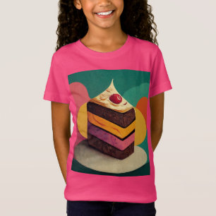 Camiseta Jersey projetado para bolos colorida