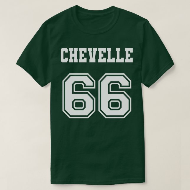 Camiseta Jersey Style Chevelle 66 1966 Old School Muscle Ca (Frente do Design)