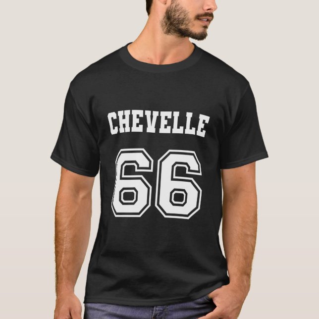 Camiseta Jersey Style Chevelle 66 1966 Old School Muscle Ca (Frente)