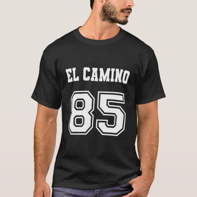 Camiseta Jersey Style El Camino 85 1985 Old School Muscle C (Frente)