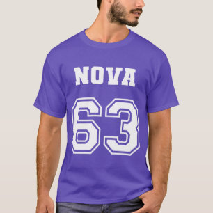Camiseta Jersey Style Nova 63 1963 Carro Musculoso Antigo f