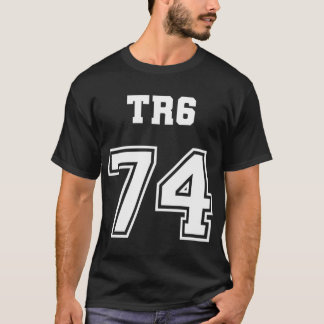 Camiseta Jersey Style Triumph Tr6 74 1974 Inglês Britânico 