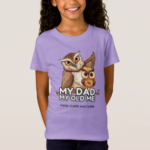 Camiseta Jersey T-Shirt : Meu Pai Meu Velho Eu (roxo)