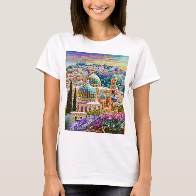 Camiseta Jerusalém, a Cidade de David (Frente)